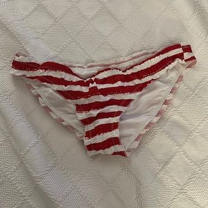 Red and white stripe bottoms